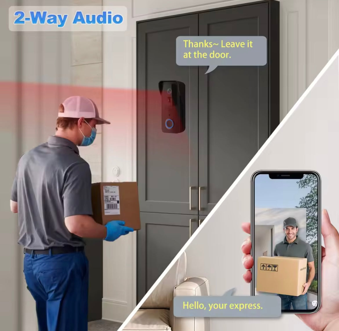 Sonnette vidéo wifi